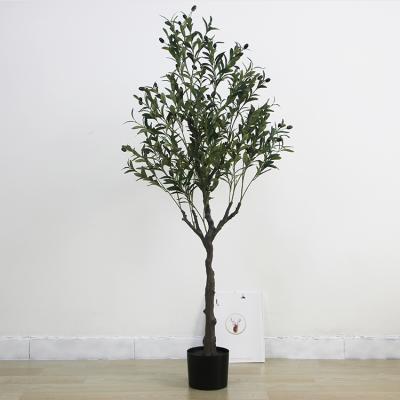 China 160cm China Markets Manufacture Decoration Large Fake Olive Branch Tree Artificial Plant Fake Potted For Flooring for sale