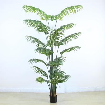 China Wholesale Minimalist Mini Small Fake Date Palm Phoenix Tree Plant Indoor Plastic Artificial Bonsai Royal Decorative Decoration for sale