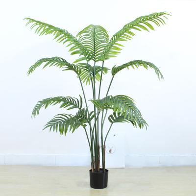 China Minimalist 80X100Cm Small Ornamental Minimalist Faux hwaii Traveler Palm Tree Plastic Silk Fake Artificial Plant for sale