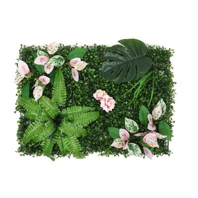 China Fake Fence For Garden Leaf Ivy Hedge Artificial Green Hedge Wall Minimalist Home Decoration for sale