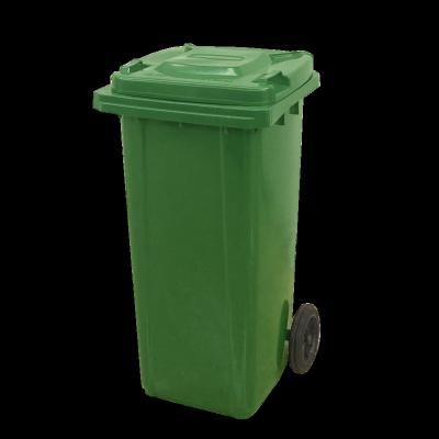 China LXPC 120D-1 Viable Cheap Price Large Size Movable Type 120 Liter Square Bin Plastic Waste Cover Trash Can for sale