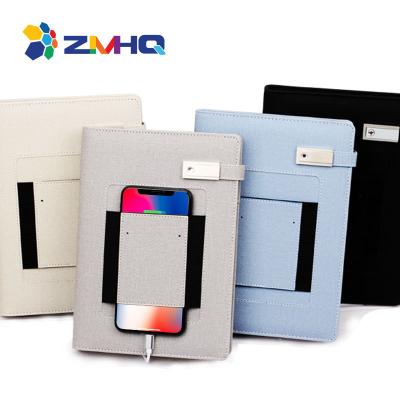 China Deboss Power Bank 12000mAh Popular Practical Notebook All In One Instant Power Bank Storage for sale