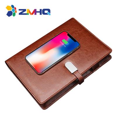 China Newest Mag Arrive 8000mAh Wireless Power Bank Chargeable Notebook With 16G Usb Flash Drive for sale