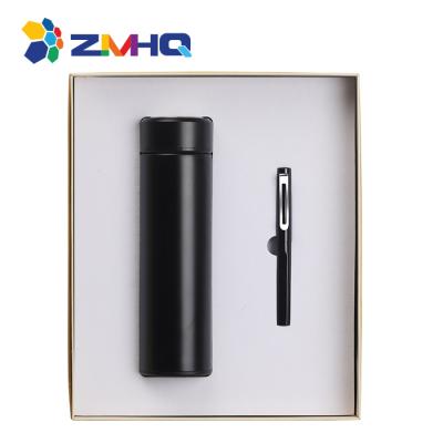 China Barber Shop New Product Popular Items Sign Pen Vacuum Flask Gift Set for sale