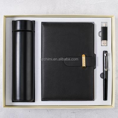 China Agriculture USB Flash 2.0 Workout Flask Water Bottle Umbrellas For Adults Metal Pen With Notebook Business Executive Gift Box Gift Set for sale