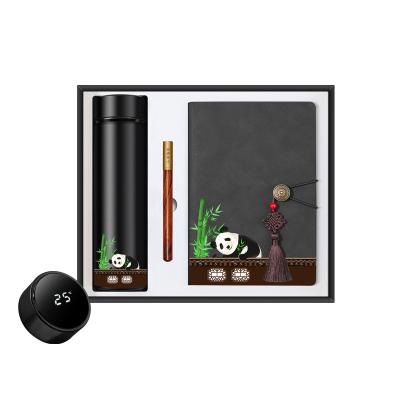 China Special agriculture design to present as special gift promo business gift set notebook pen water bottle for sale