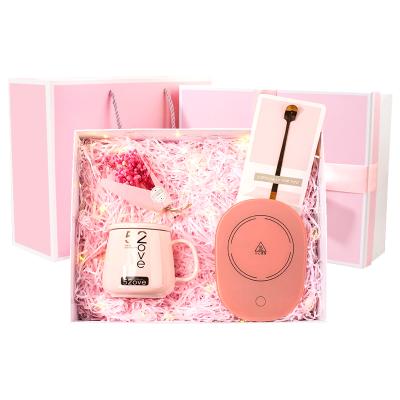 China Wholesale Pink Belt+Heating Cup+Neck Gifts Umbrella+ Mini Fan +Vacuum 350ml+Warm Agriculture Uterus Massage Girls Gifts Ideas for sale