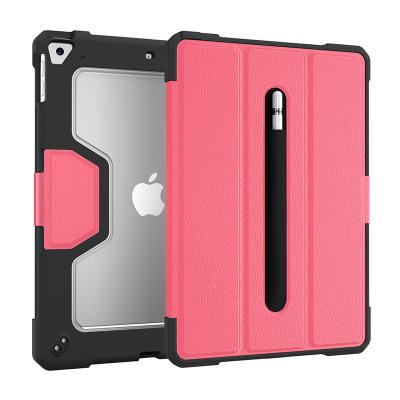 China Sleep / Wake up smart case with pen holder cover for ipad 9.7 2017 / 2018 , for ipad cover 9.7 case for sale