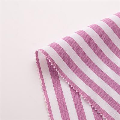 China Modern Design Breathable Denier Oxford Fabric Striped Cotton-Polyester Blend Fabric for sale