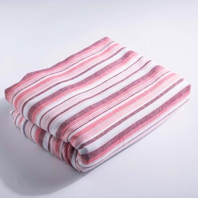 China Modern Design Breathable Different Color Cloth Striped Canvas Fabric for sale