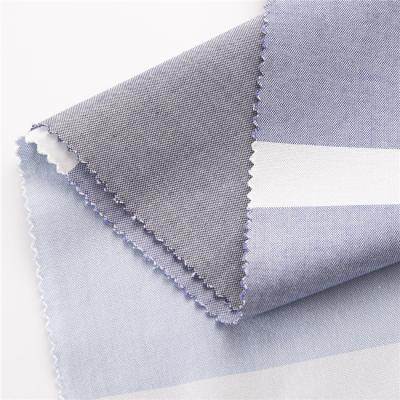 China Modern Design Two Color Oxford Fabric Breathable 100% Cotton Poplin Fabric for sale