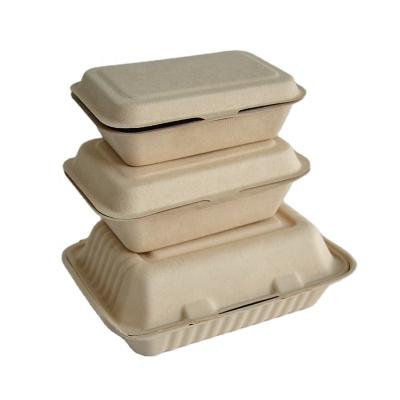 China Restaurant Biodegradable Biodegradable Disposable Food Bowl Container Microwave Food Packaging Fast Food for sale