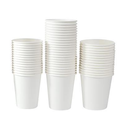 China Disposable Plain No Printing Drinks Paper Cups Pla Disposable Paper Cups Pla Coated Paper Cups for sale