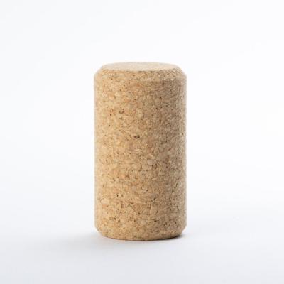 China Wine Bottle Factory Supply Micro Granule Wine Glass Cap Micro Granule Champagne Stopper Wooden Cork Stopper Lid for sale