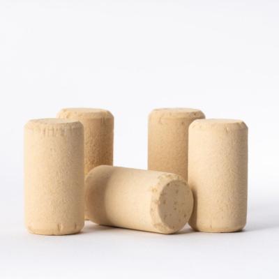 China Factory Wholesale Natural High Quality Wine Bottle Cap One Plus One Wooden Wine Cork Cap Bottle Stopper Lid for sale