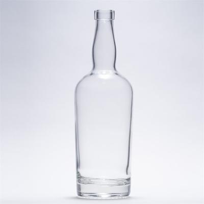 China High Quality Vodka Spirit Whiskey 750ml Customized Glass Bottle Spirits For Liquor Wholesale for sale