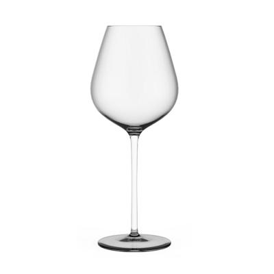 China Elegant Handmade White Wine Glass Reliable Material Handcrafted Wine Glass 700ml Tall for sale