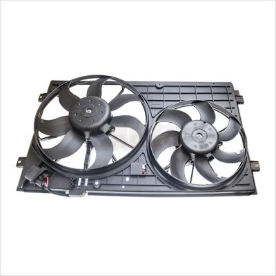 China Radiator fan 1K0 121 207 J, 1K0 959 455 N for CA04-11/EOS06-11/GOLF04-09. for sale