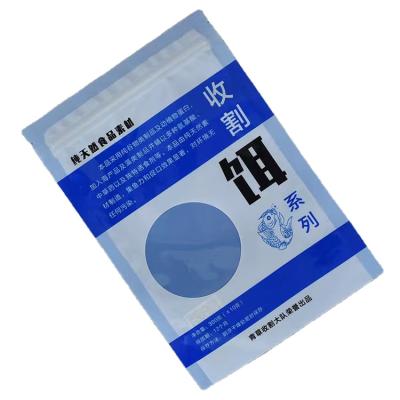 China Factory wholesale high quality moisture proof bait bag packaging transparent plastic bag with logo for sale