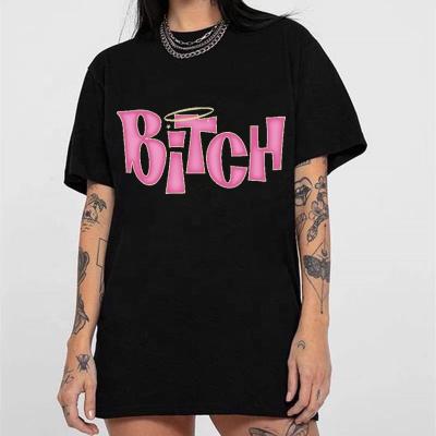 China High Quality Anti-Wrinkle Fashion OEM Customized Print Oversized Women Clothing Plus Size Women T-shirt for sale