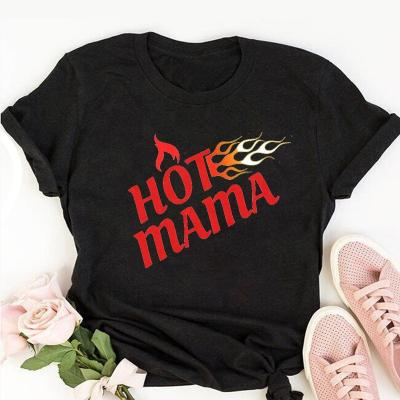 China New Arrival Anti-Wrinkle Top Mom Custom Printing Mother's Day T-shirt Women Graphic Tee Fashionable Tee for sale