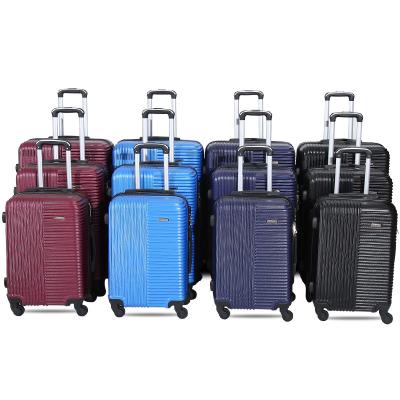 China 2022 ABS Factory Price Travel Style Luggage Bag Set Carry On Suitcase for sale