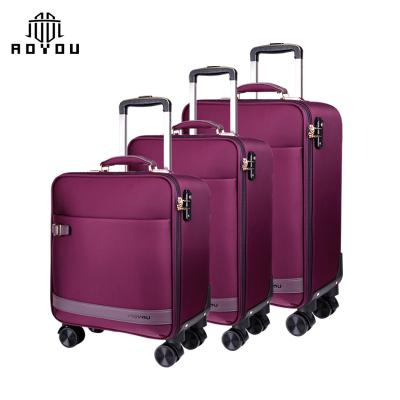 China 16/20/24 Inch 3pcs Business Luggage Box Sell Well Oxford Suitcase, Business Suitcase, Soft Luggage For Women With TSA Lock for sale