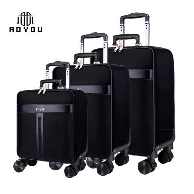 China 2019 high quality business oxford suitcases, business luggage, three piece suitcases and bags for sale