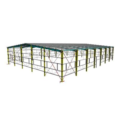 China Steel Workshop Prefab Metal Building Prefabricated Steel Structure Building Commercial Steel Structure for sale