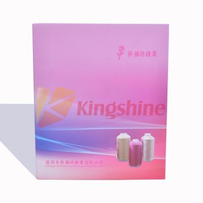 China paper & High Quality Cardboard Durable Using Various Plastic Pack Custom Thread Samples Book for sale