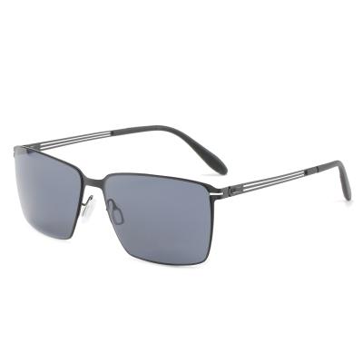 China 2021 Wholesale SG7065 Classic Rectangle Frame Classic Rectangle Frame Titanium Polarized Sunglasses 2021 for sale