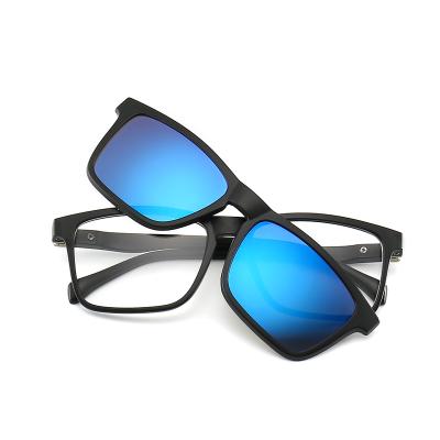 China Hot Sale MG8005 Environmental Friendly Sunglasses Wholesale High Quality Magnetic Shades Man Polarized Sunglasses for sale