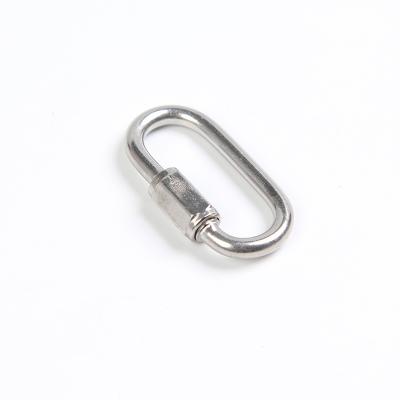 China Heavy Industry High Polished Stainless Steel Quick Link For Wire Rope Fittings for sale