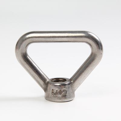 China Heavy Industry Cheap Price AISI304 Stainless Steel Nut Lifting Eye M8 Bow Nut for sale