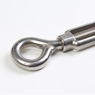 China Stainless Steel Hot Lantern Heavy Industry European Type M5 Rigging Hardware Turn Buckle With Eye Hook for sale