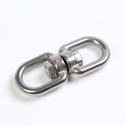 China High Quality 304 Stainless Steel Swivel M16 Adjustable Crane Eye And Eye Ring Shackle for sale