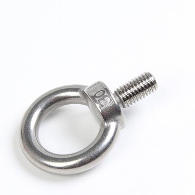 China Crane China Manufacturer DIN580 Forged Stainless Steel Lifting Eye Bolt M10 for sale