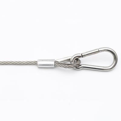 China Heavy Industry Cheap Price 304 Stainless Steel Hooks Snap Spring Hook 10*100mm for sale