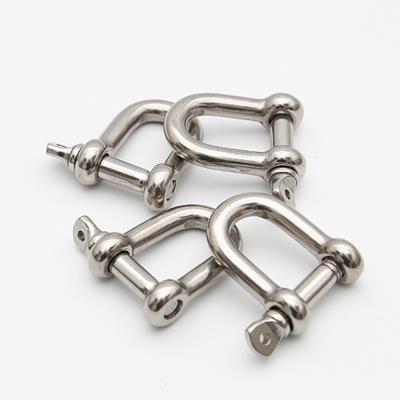 China Heavy Industry Factory Direct Small Size European Type Straight M10 Dee Shackle Shape for sale