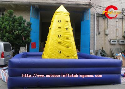 China Competitive Inflatable Climbing Wall Games , Children's Rock Climbing Sports for sale