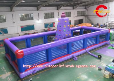 China Kids PVC Inflatable Rock Climbing Model 20ft For Outdoor Exercise for sale