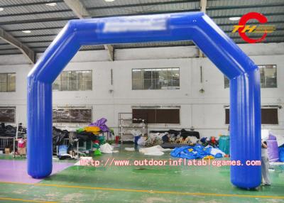 China Customized Blue PVC Inflatable Arches For Outdoor Advertising for sale