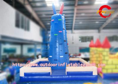 China Giant Inflatable Adult Slide Rock Climbing Wall / Inflatable Rock Climbing Wall Rentals for sale