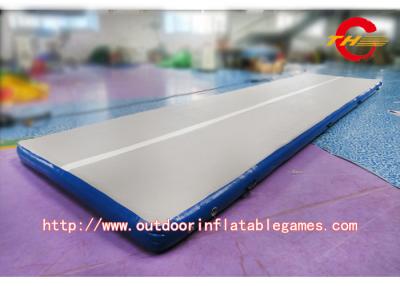 China Gymnastics Inflatable Air Track Tumble Track 0.55mm PVC Inflatable Air Mat For Gym for sale