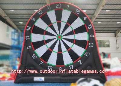 China Commercial Giant Inflatable Dart Board Sticky Darts Digital Printing For Kids for sale