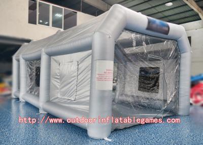 China Workstation Inflatable Tent Inflatable Spray Paint Booth Silk Screen Printing For Car for sale