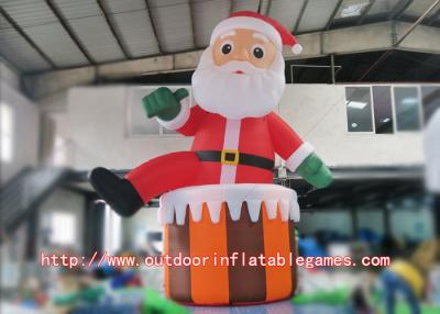 China Custom Oxford Inflatable Santa Claus For Advertising Christmas Replica for sale