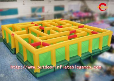 Chine Jeu gonflable de sports de labyrinthe de style géant de château avec la bâche de PVC de 0.55mm/de 0.9mm à vendre