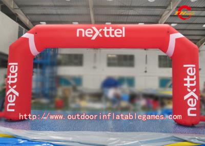 China Attractive  Inflatable Start Finish Arch For Marathon With LED Lighting for sale