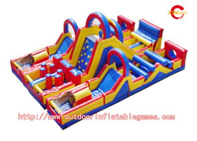 China PVC Commercial Grade Inflatable Blow Up Obstacle Course For Water Game for sale